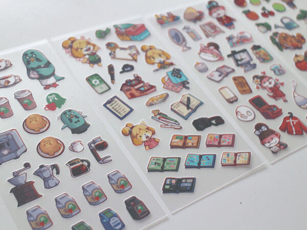 Animal Crossing Journaling Stickers