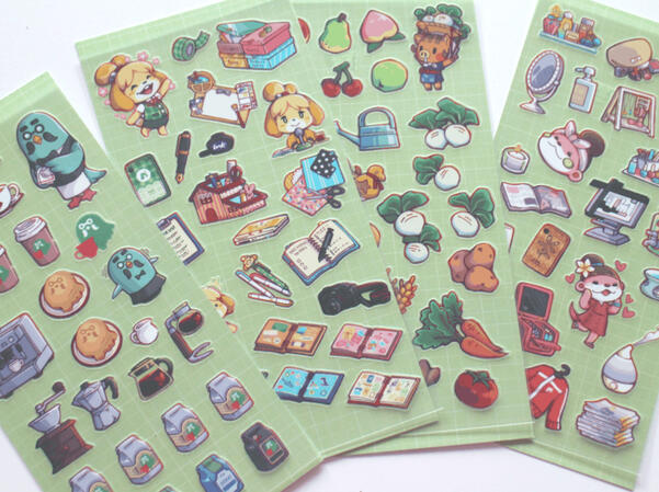 Animal Crossing Journaling Stickers